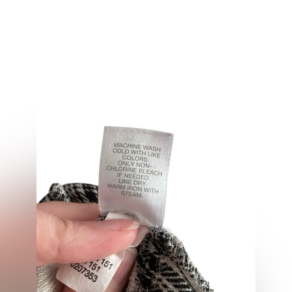 Women’s J Jill plaid tunic top size L button down long sleeve boho casual spring - Picture 7 of 8